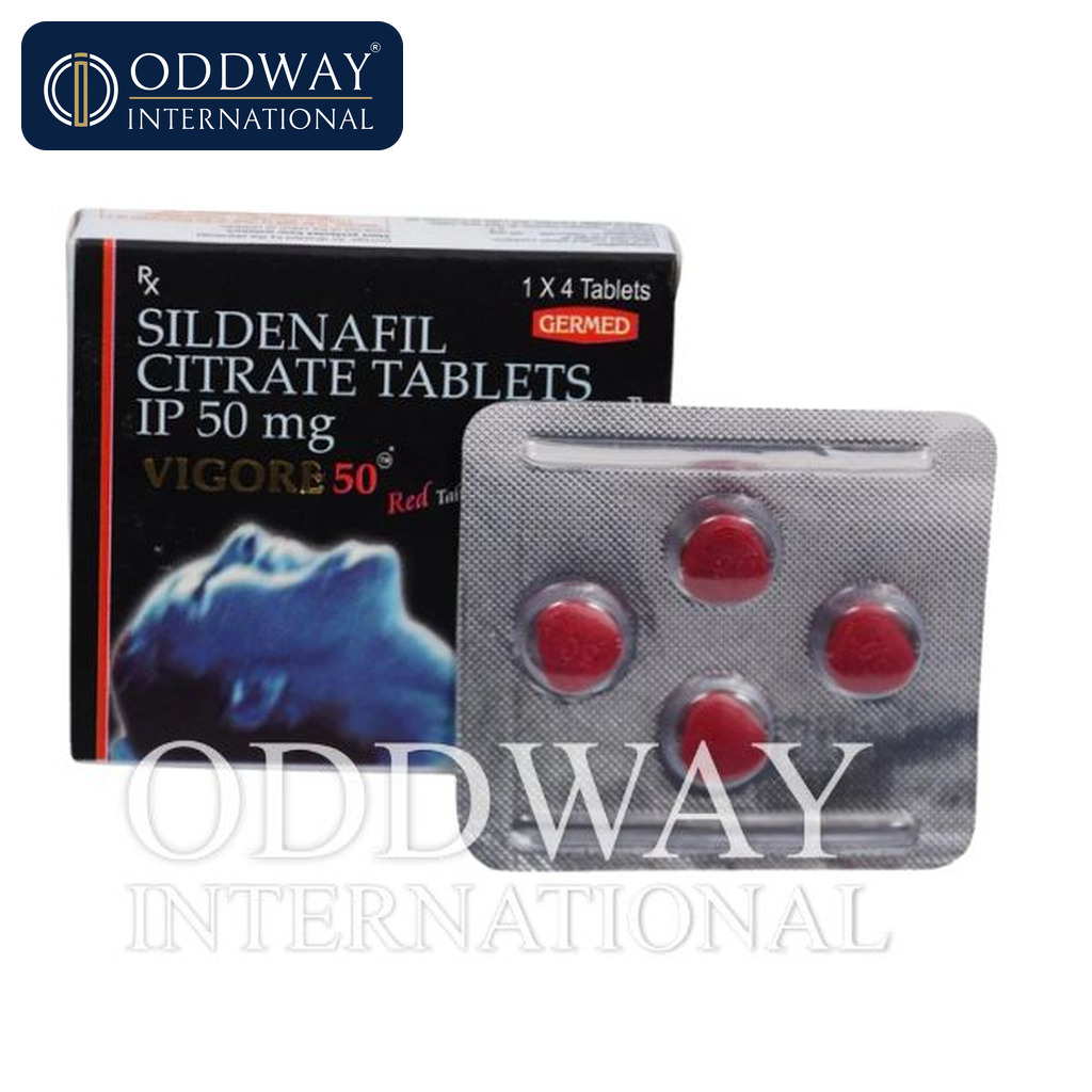 Vigore 50 Red Tablet India export supply support