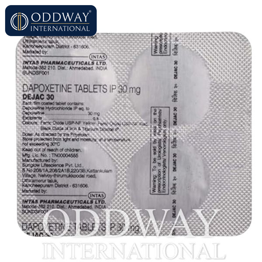 Bulk Dejac 30 mg India sourcing for distributors