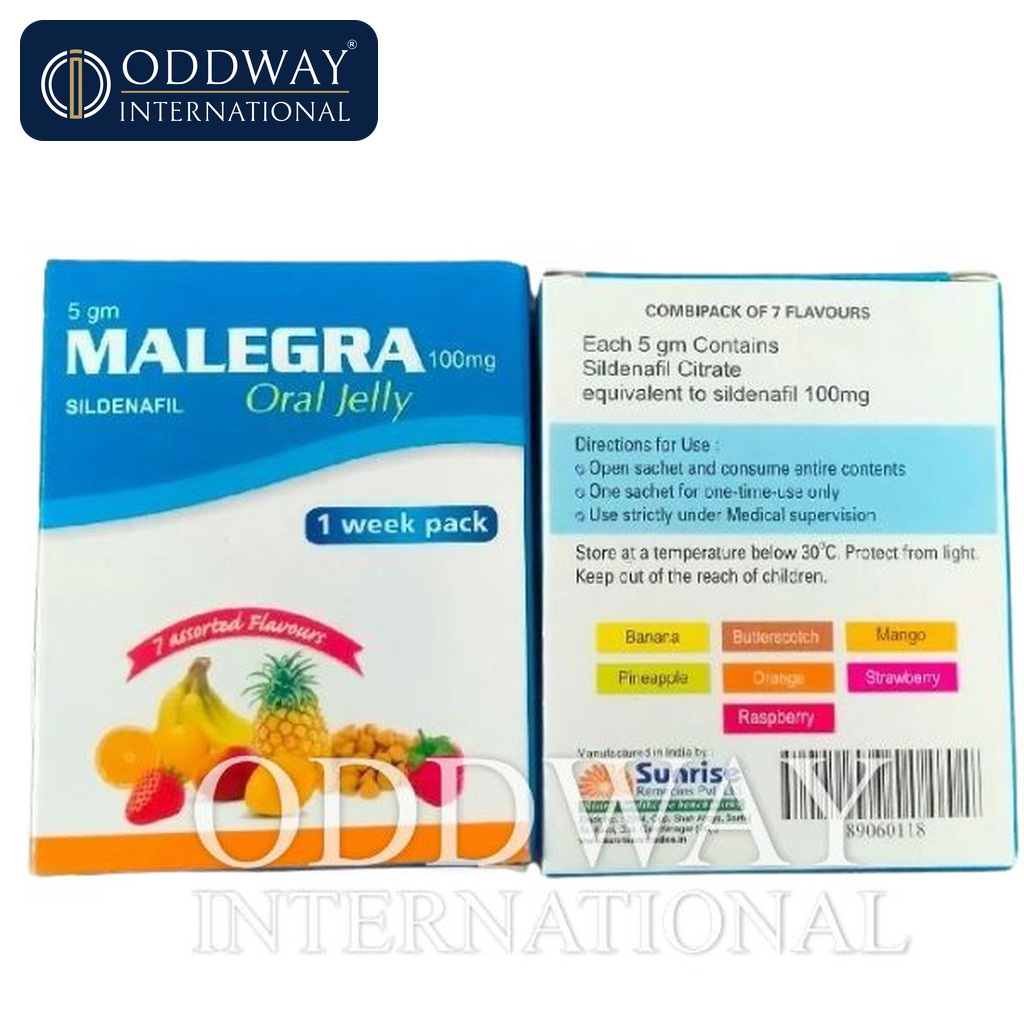 การประสานงานส่งออก Malegra Oral Jelly แบบจำนวนมากจากอินเดีย