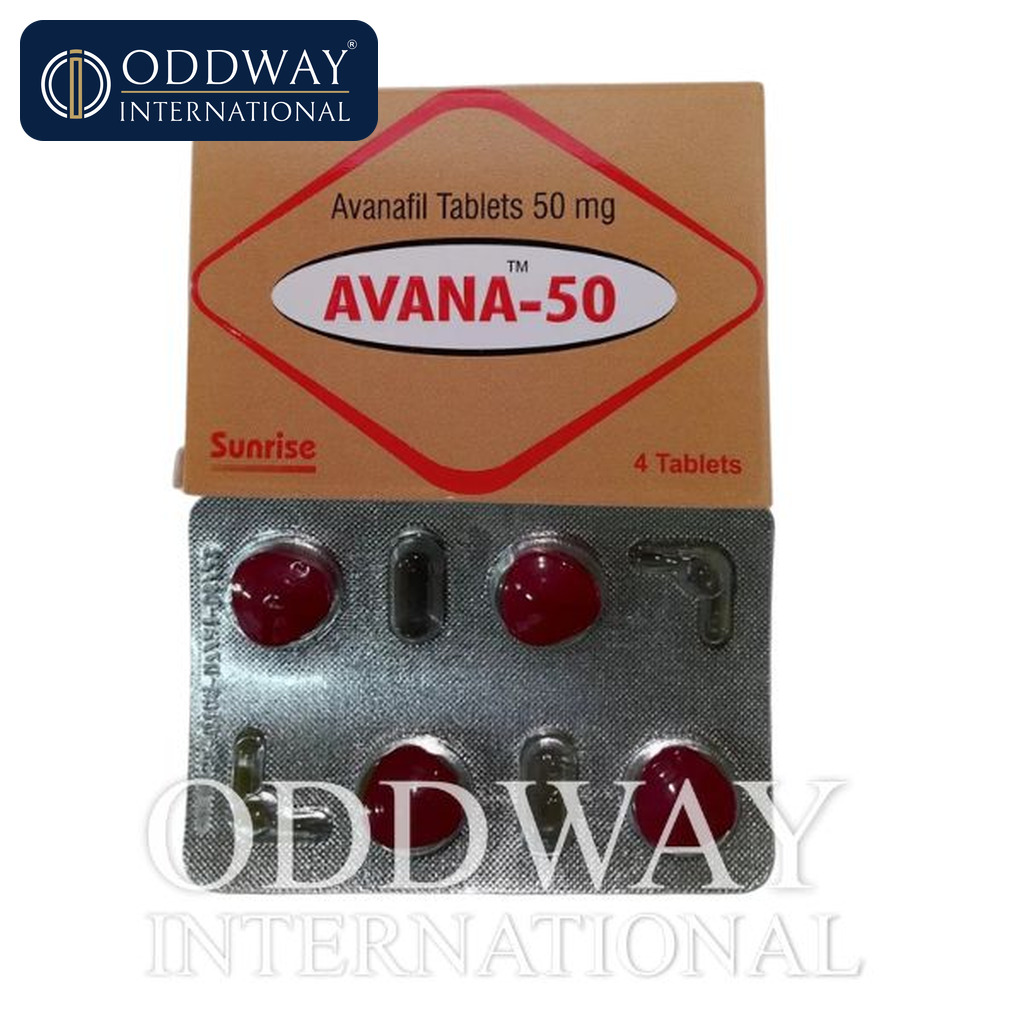 ผู้จัดหายาเม็ด Avana 50 mg จากอินเดียสำหรับผู้ซื้อ B2B