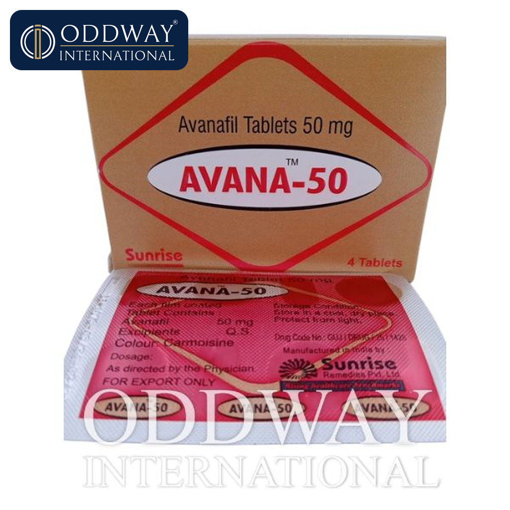 การจัดซื้อยาเม็ด Avana 50 mg แบบจำนวนมากสำหรับผู้ซื้อเภสัชภัณฑ์