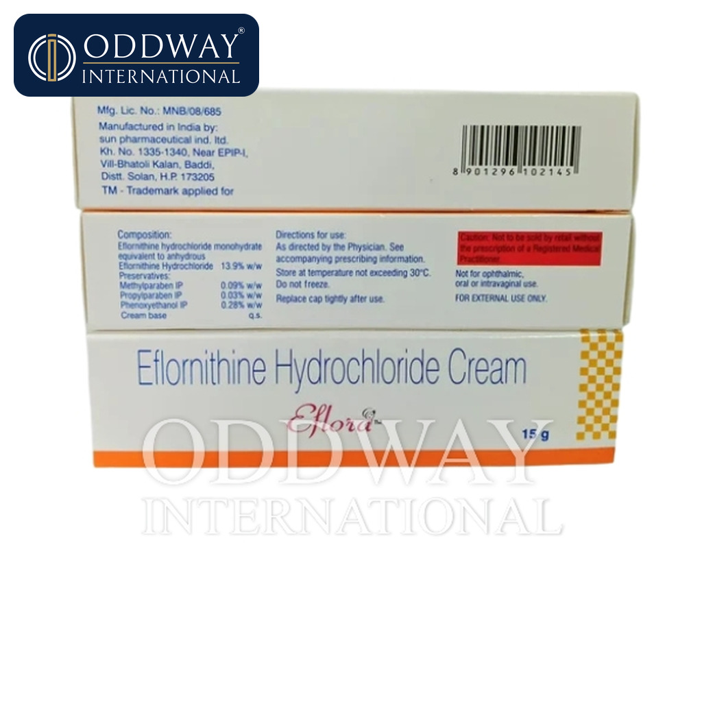 Eflornithine Cream 13.9% exporter handling international consignments