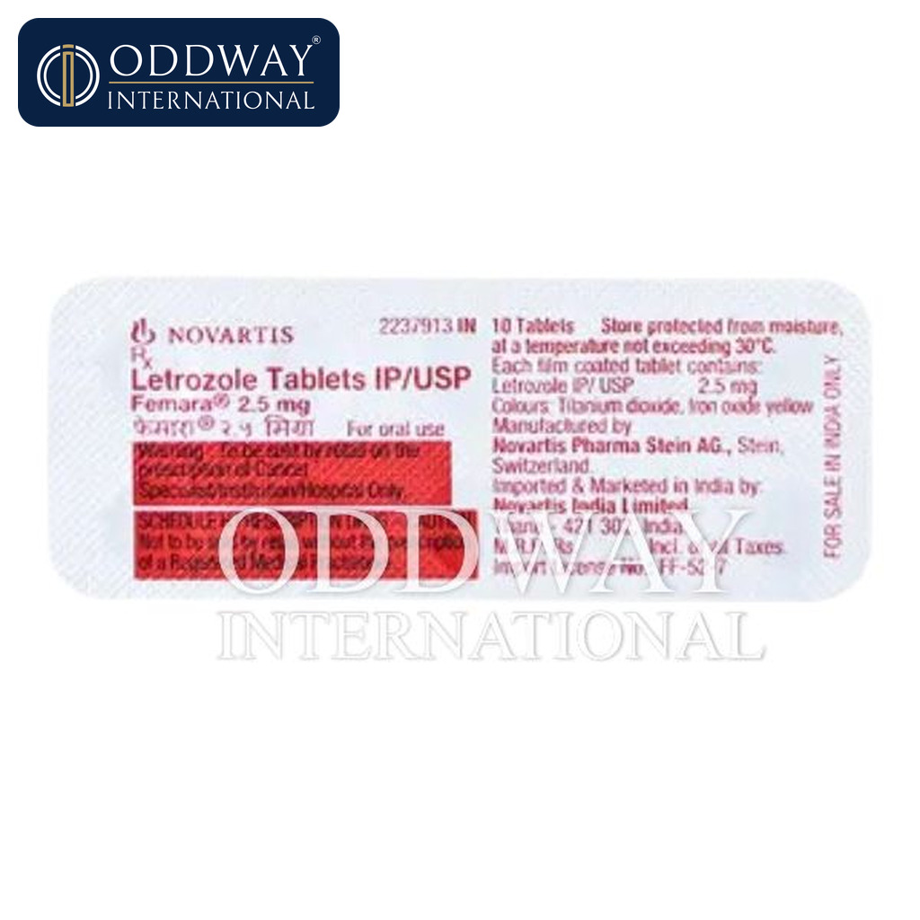 Bulk Femara 2.5 mg Tablet procurement support