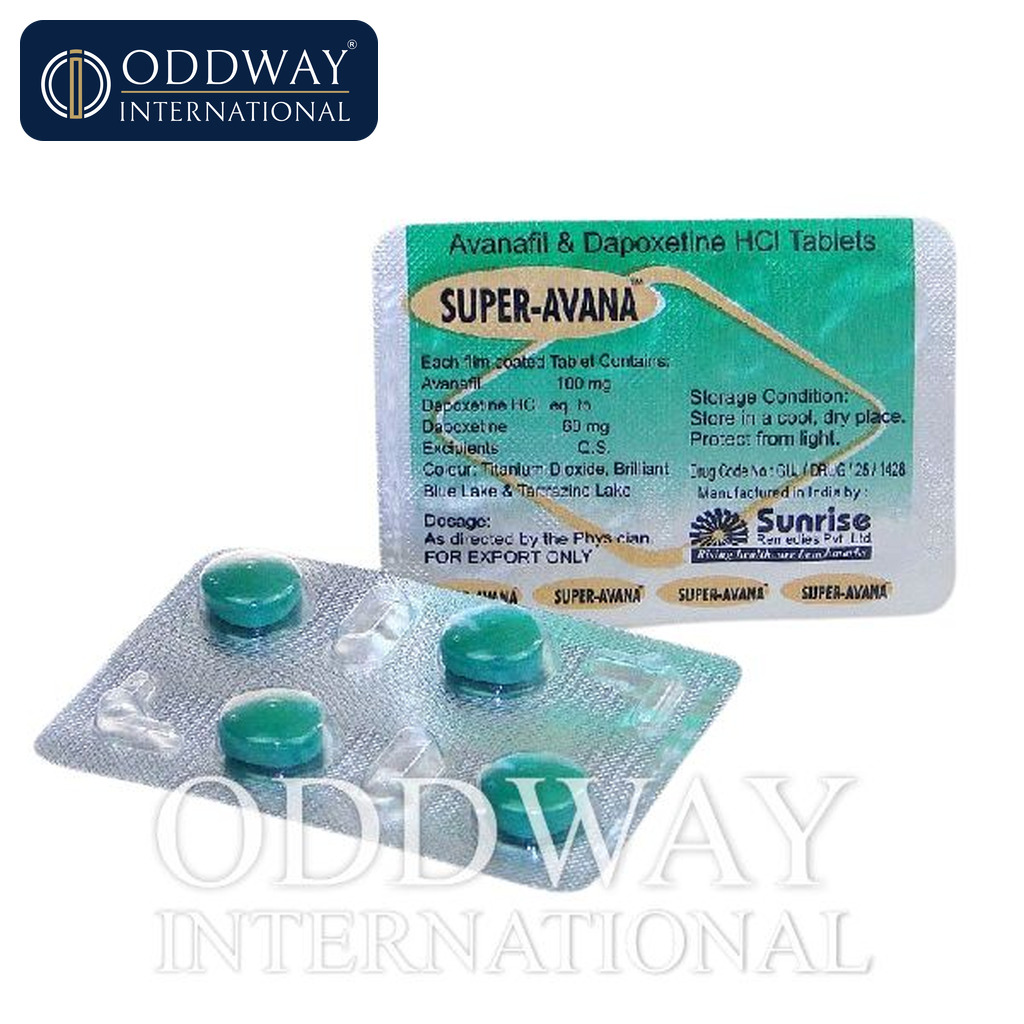 Super Avana Tablets generic medicine export support