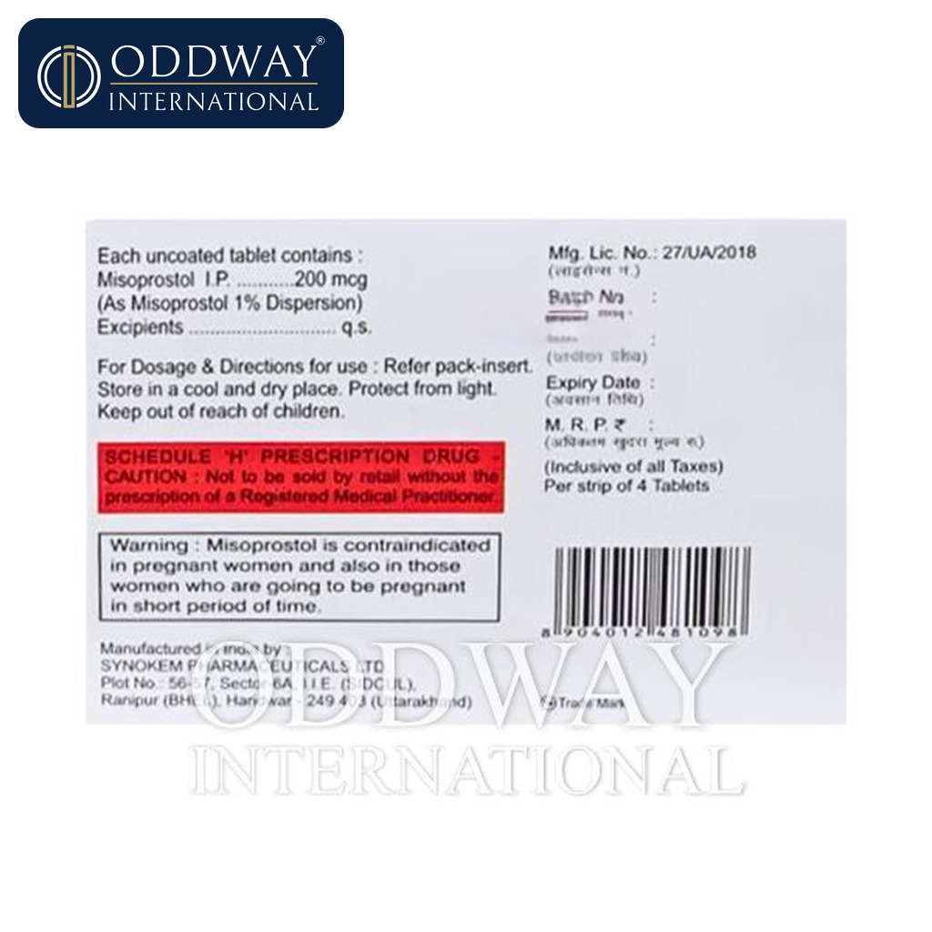 Misoprostol 200 mcg tablets bulk procurement and export coordination