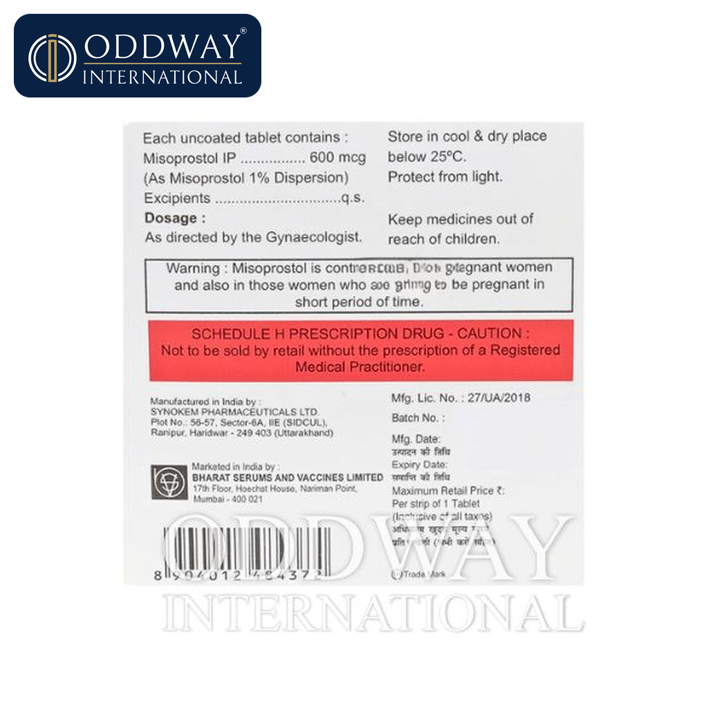 Miso gyn Misoprostol Tablet 200 mcg quality assurance and COA support