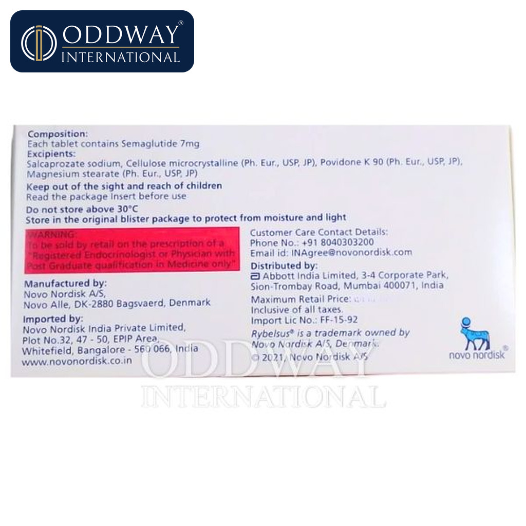 Bulk purchase Rybelsus 7 mg Tablet MOQ and consolidation