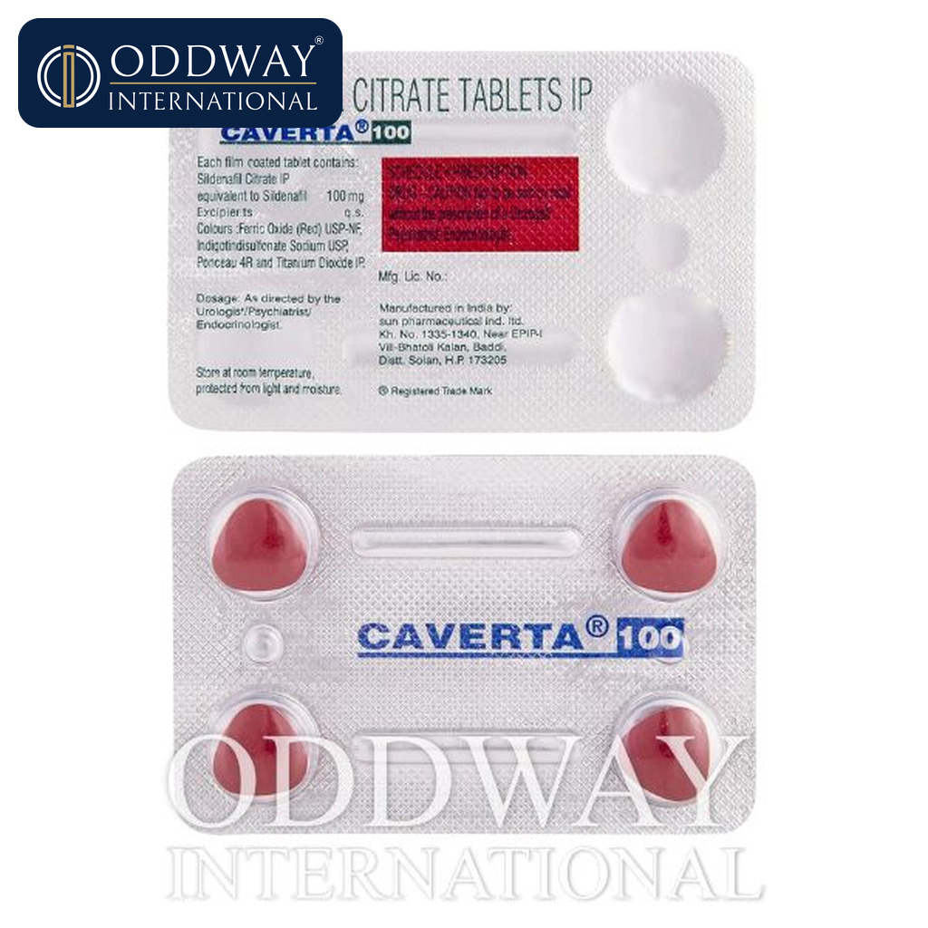 Caverta 100 mg India export supply coordination
