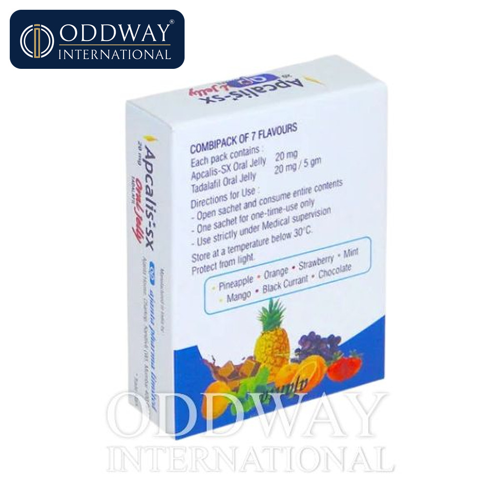 Apcalis Oral Jelly 20mg supplier support from India