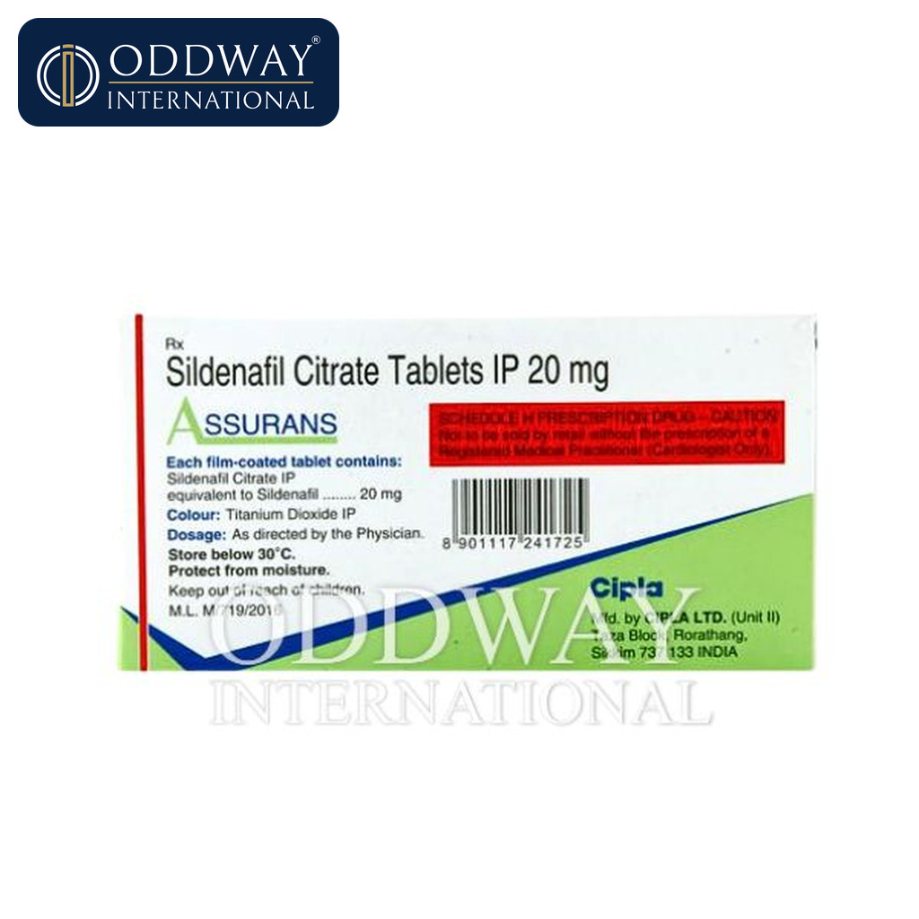 Bulk Sildenafil 20 mg tablet for pulmonary hypertension supply