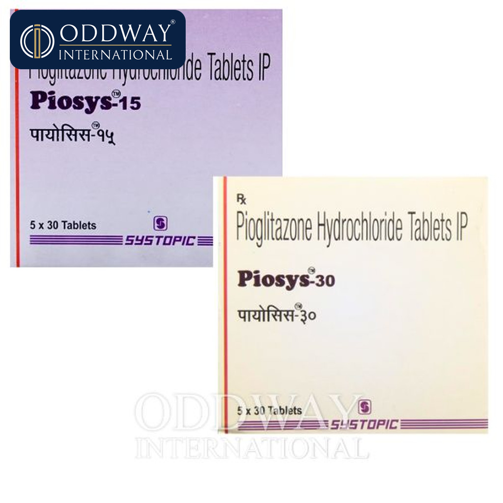 Bulk purchase Pioglitazone 15 mg Tablet for institutional and distributor orders