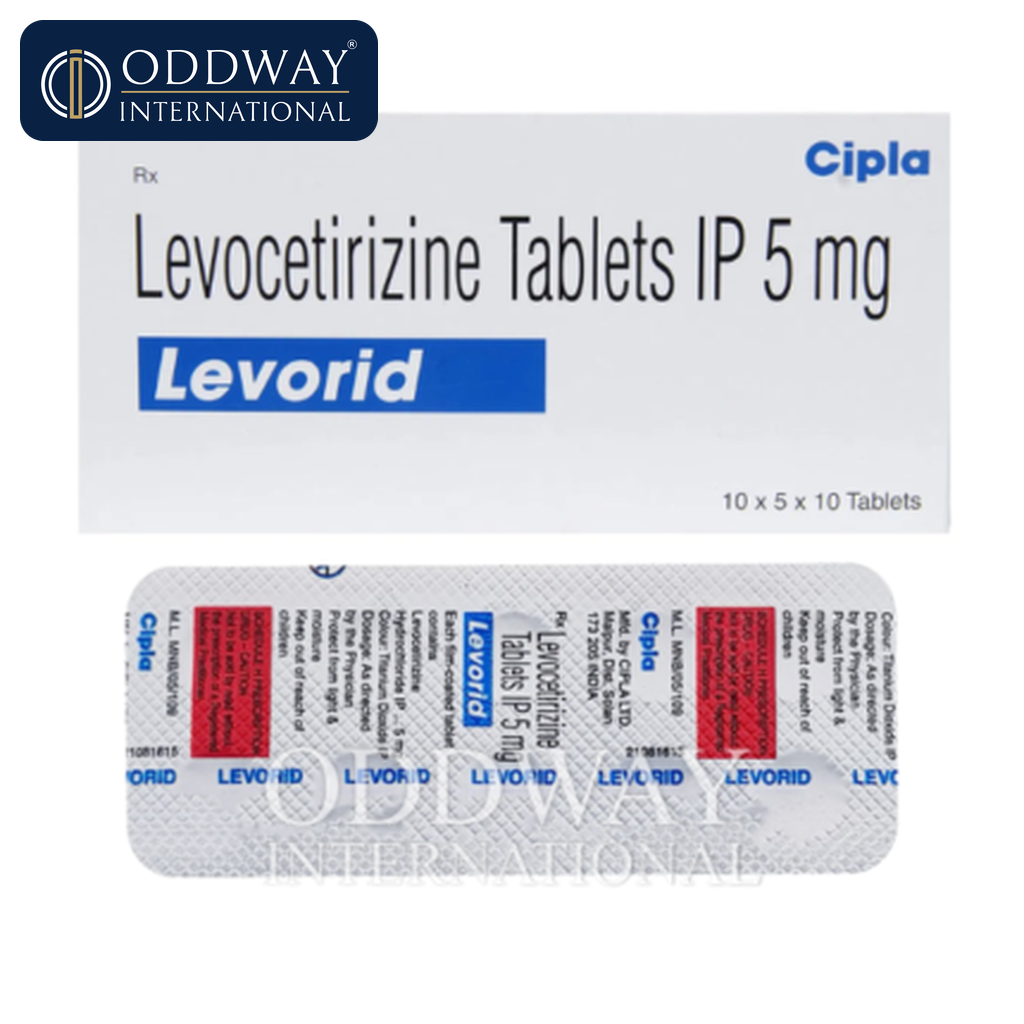 Suministro mayorista de Comprimido de Levocetirizina 5 mg para importadores autorizados