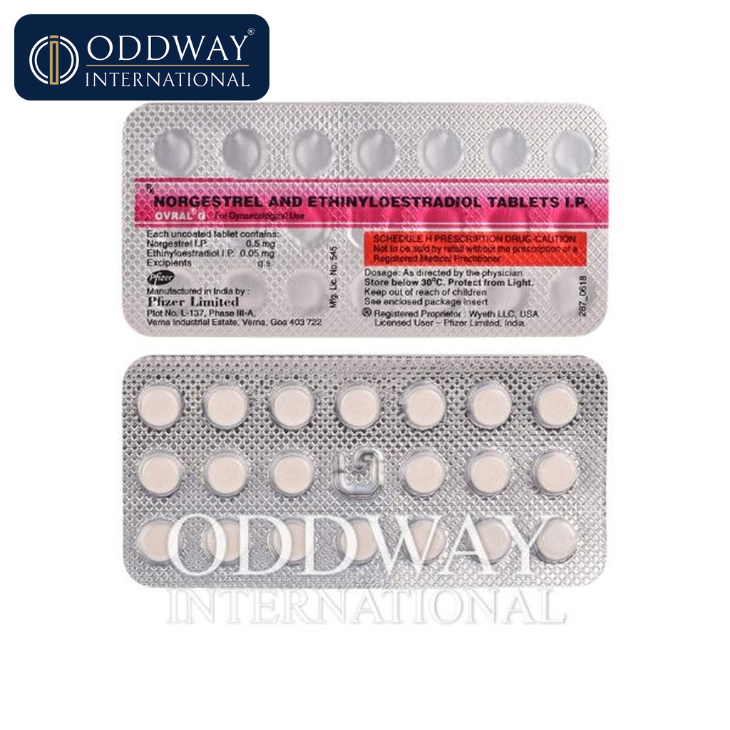 Ovral G Tablet exporter support with COA MSDS and shipping documents