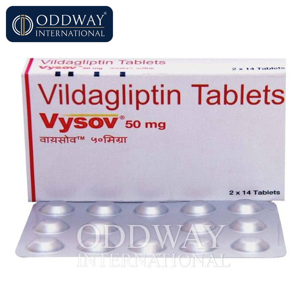 Vildagliptin 50 mg Tablets exporter India with COA and shipping docs