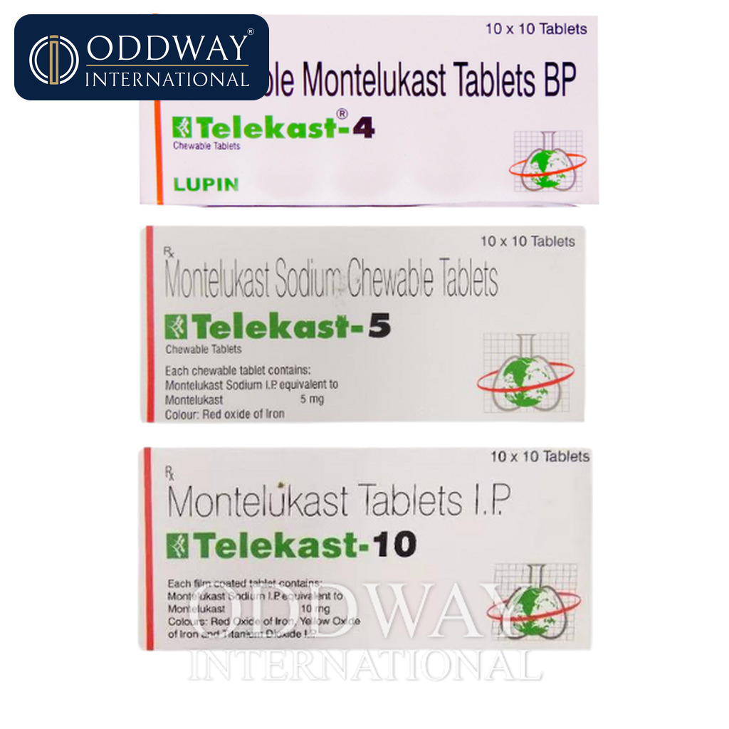 Proveedor de exportación de Comprimido de Montelukast 10 mg India