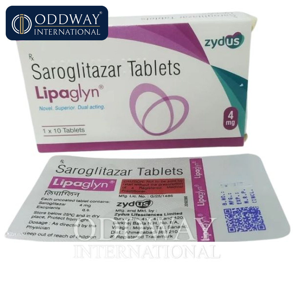 Bulk purchase Saroglitazar 4 mg tablets for importer procurement