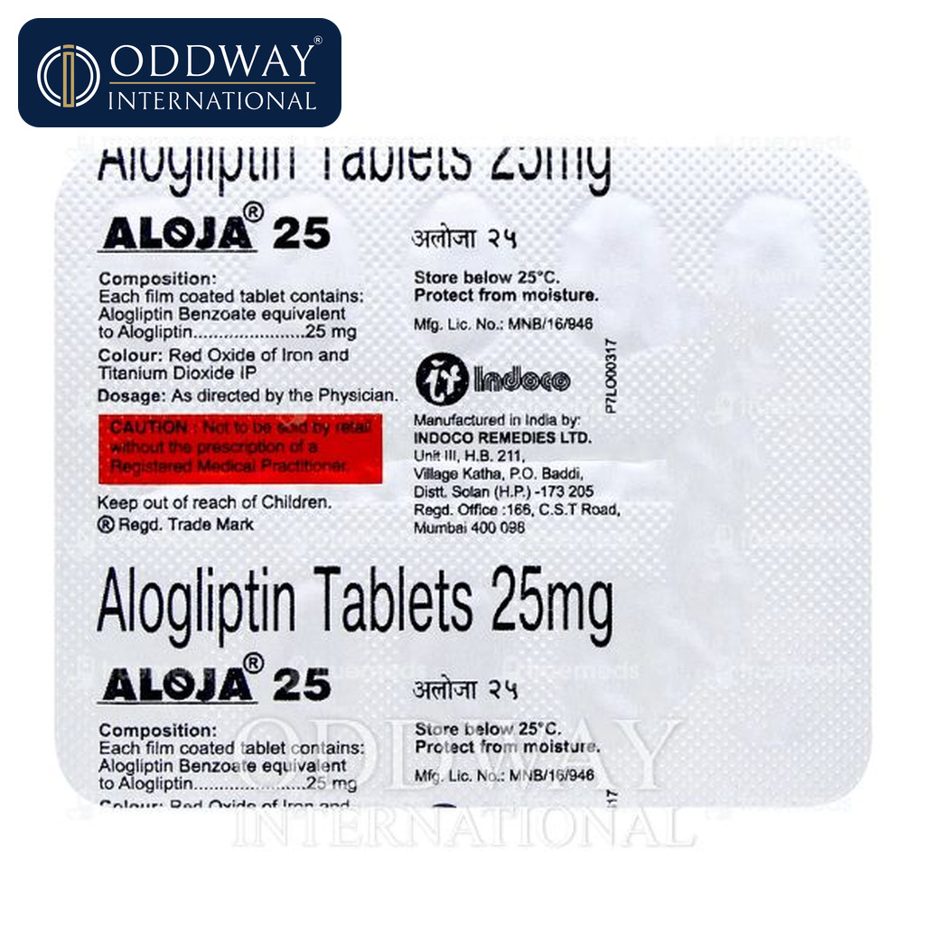 Alogliptin 25 mg Tablet generic sourcing subject to availability
