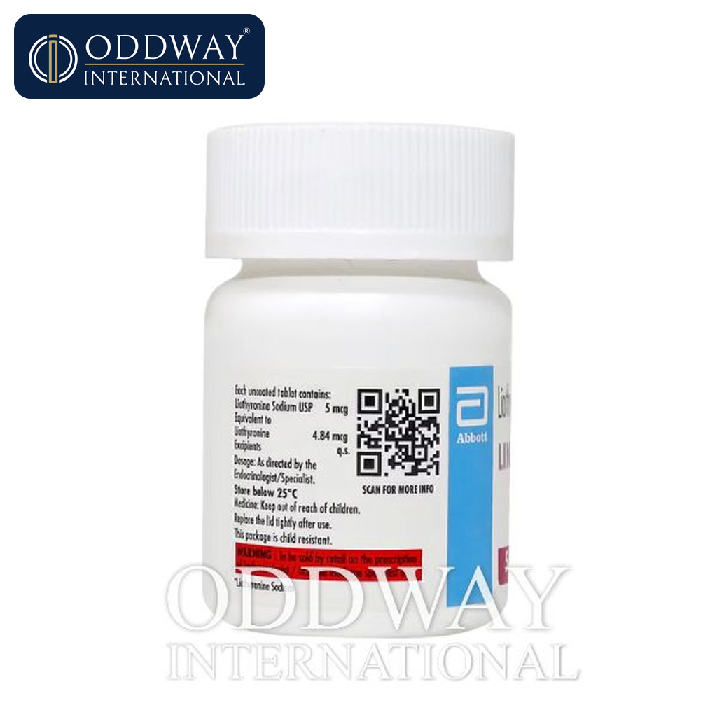 Liothyronine 5 mcg Tablet supplier and exporter documentation support