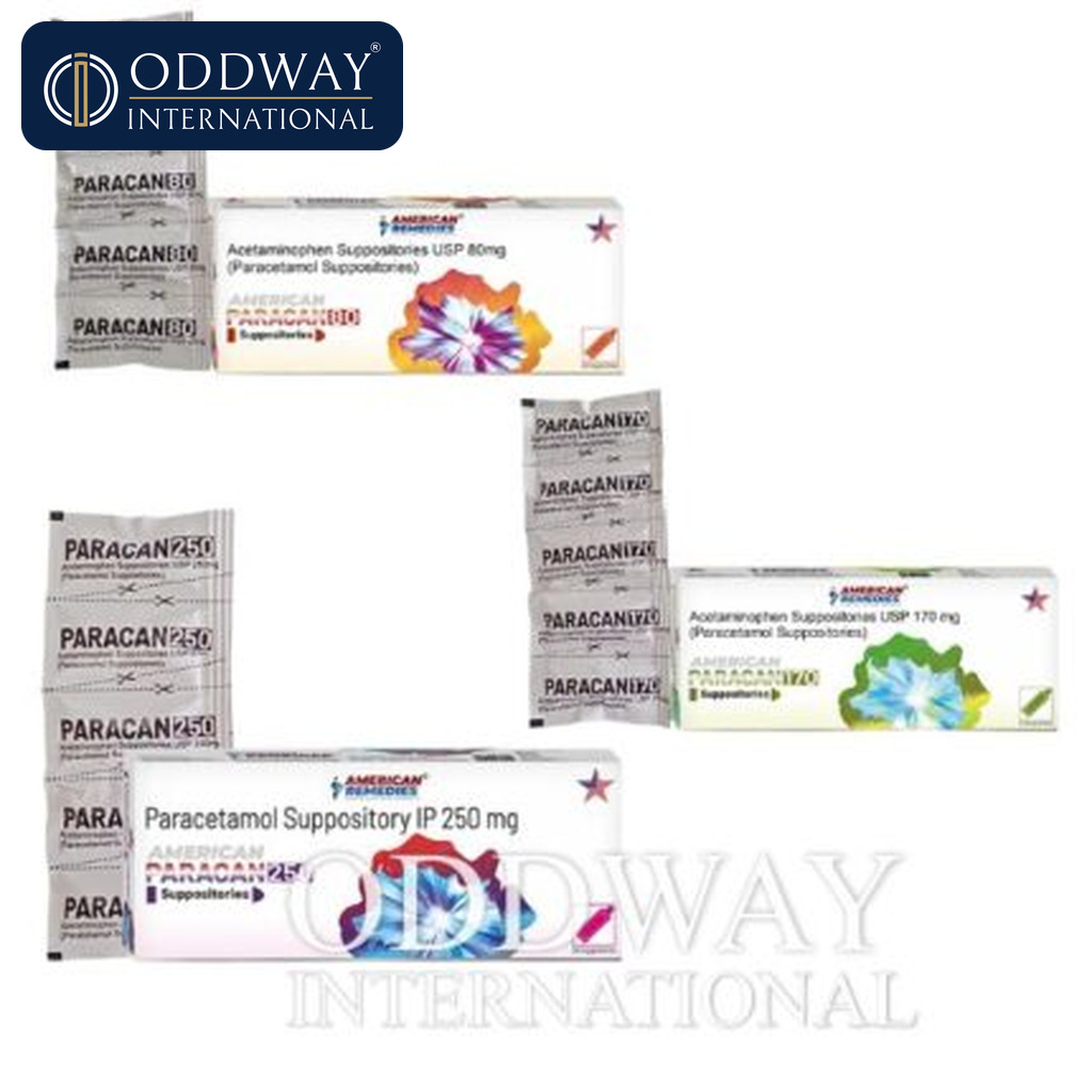 Paracetamol suppository export supply from India with documentation support