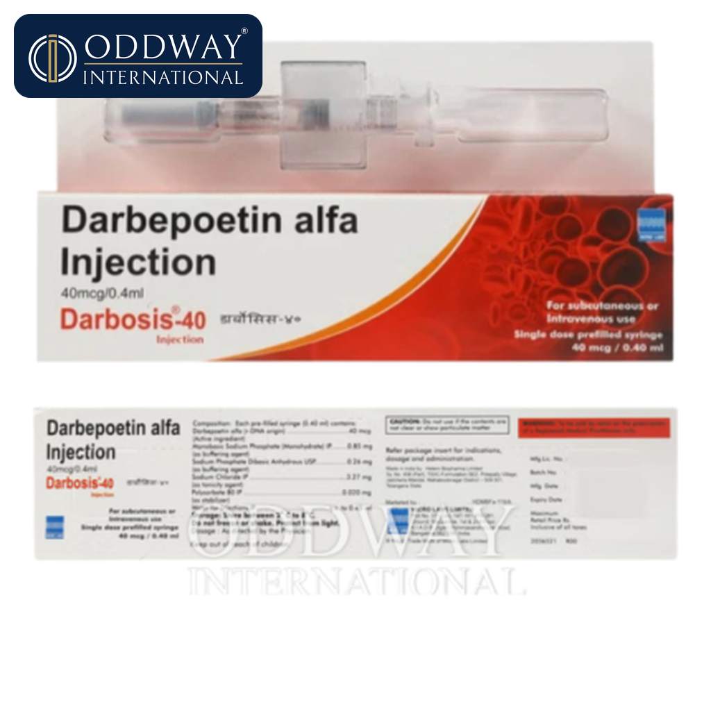 Darbosis 40 mcg Injection supplier for pharmaceutical export