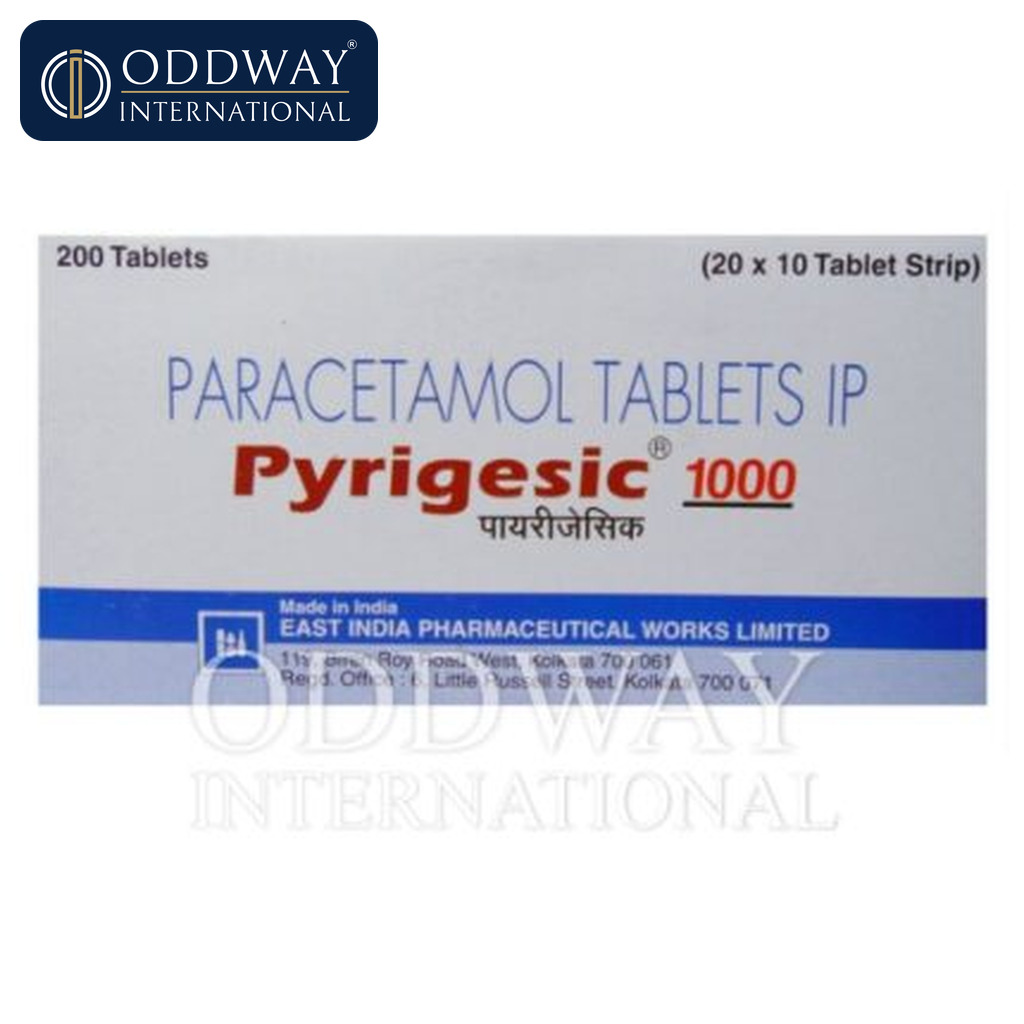 Paracetamol 1000 mg Tablet wholesale export supply