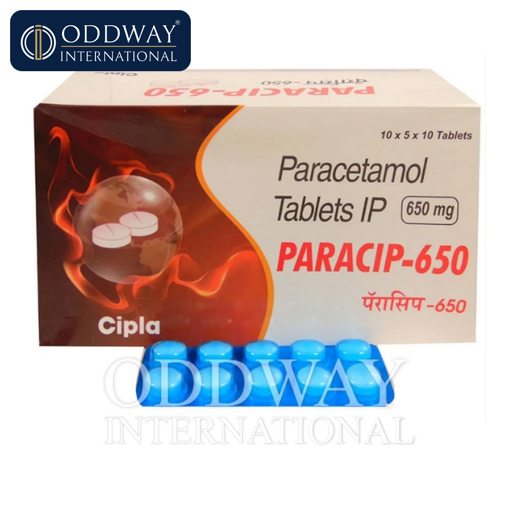 Paracetamol 650 mg Tablet exporter documentation and shipping support