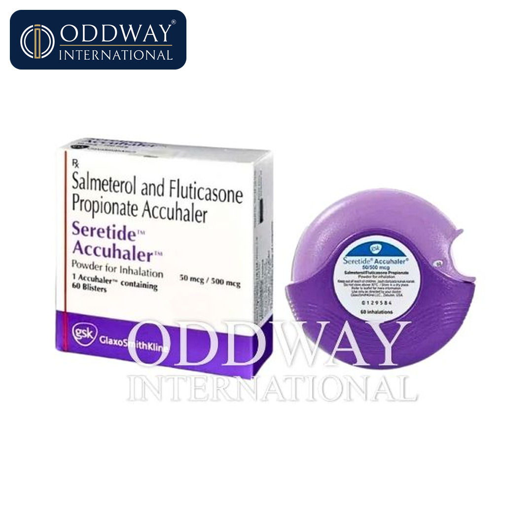 Seretide Accuhaler India export coordination for hospitals and wholesalers