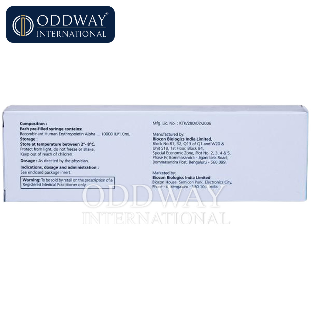 Erypro Safe 10000 IU Injection supplier for distributors and hospitals