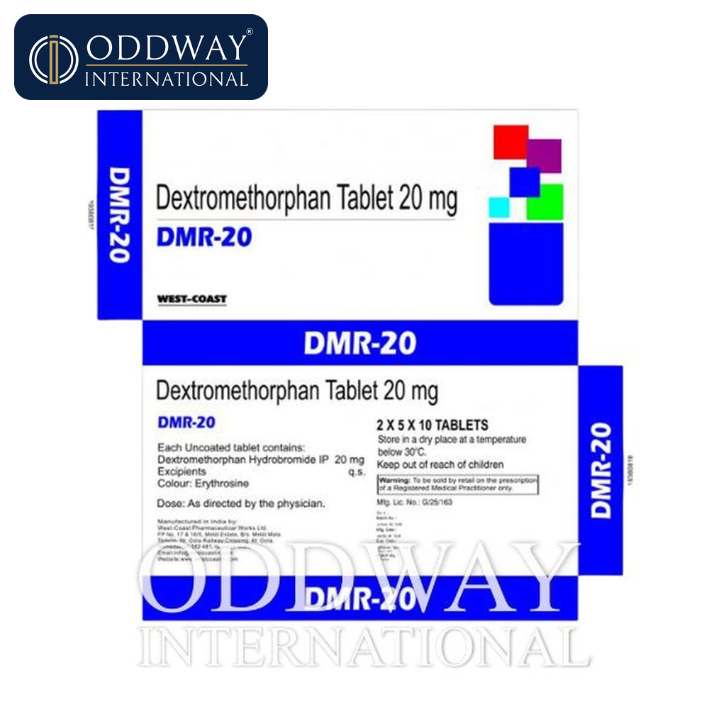 Dextromethorphan 20mg tablets supplier with COA documentation