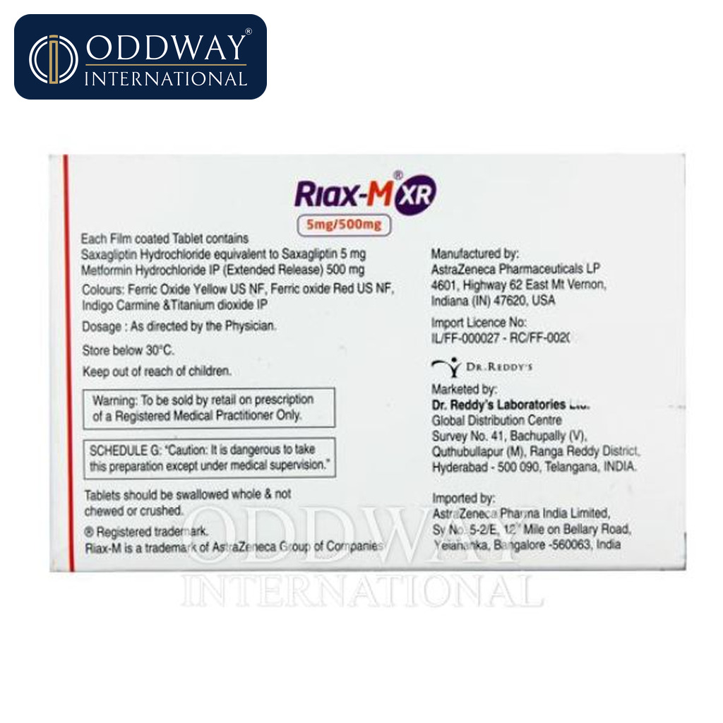 Saxagliptin Metformin Tablet supplier in India for distributors