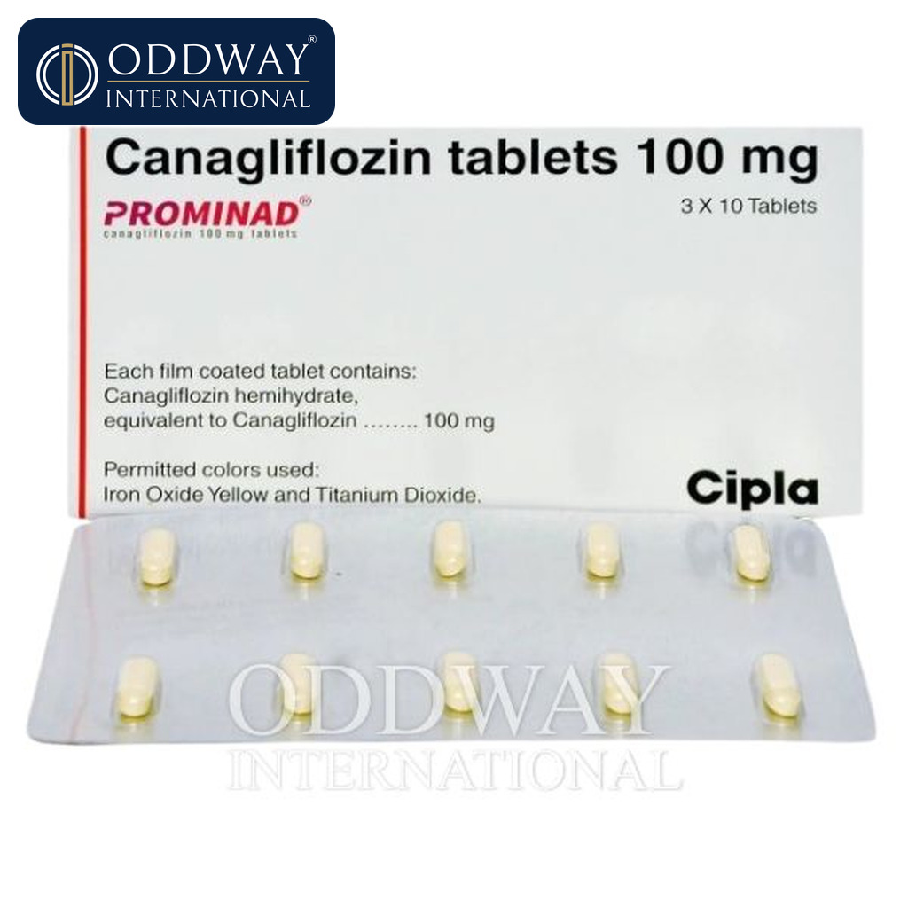 Canagliflozin 100 mg Tablet export supplier for international medicine procurement