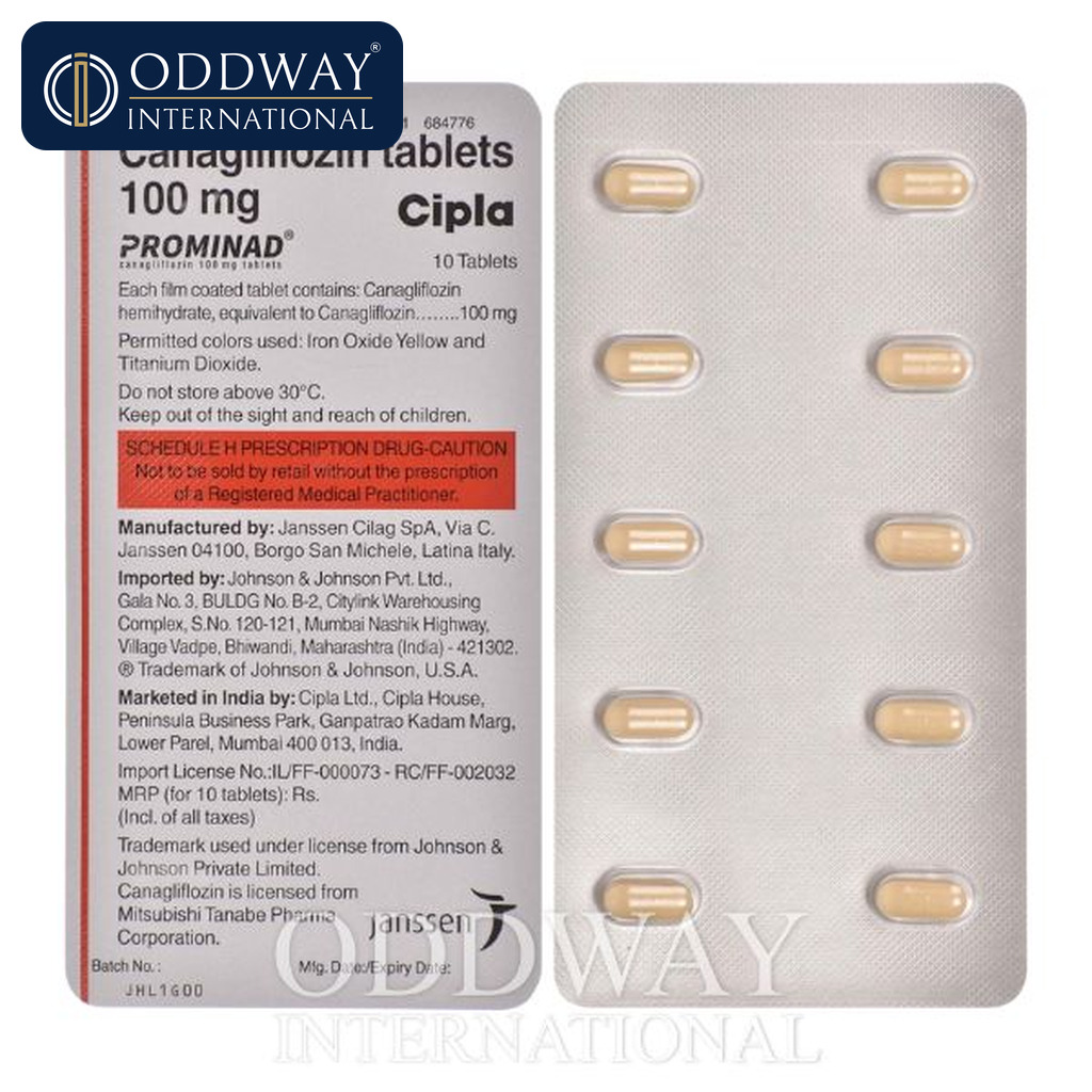 Canagliflozin 100 mg Tablet generic medicine sourcing for distributors