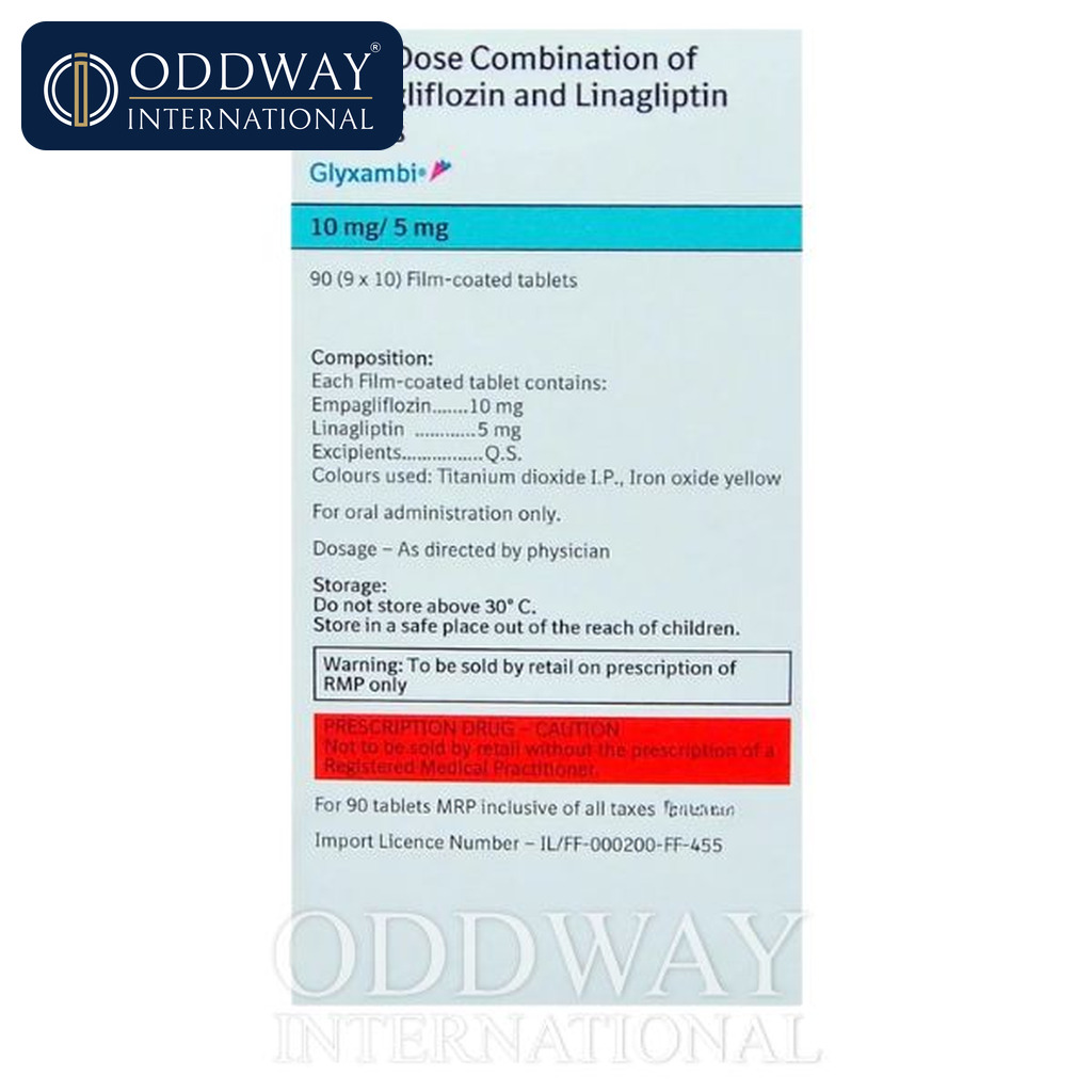 Glyxambi 25 5 Tablet supplier in India for distributors