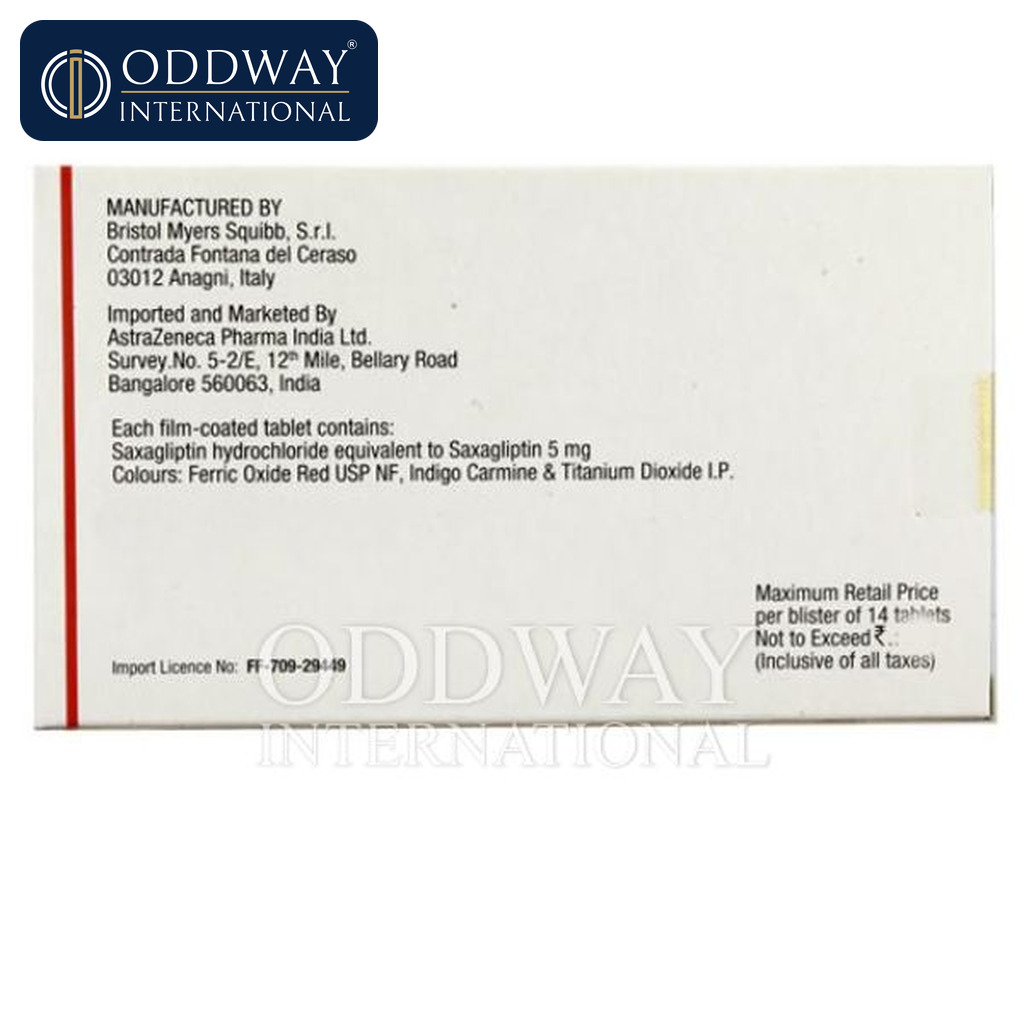 Bulk purchase Onglyza 5 mg Tablets MOQ and export packing