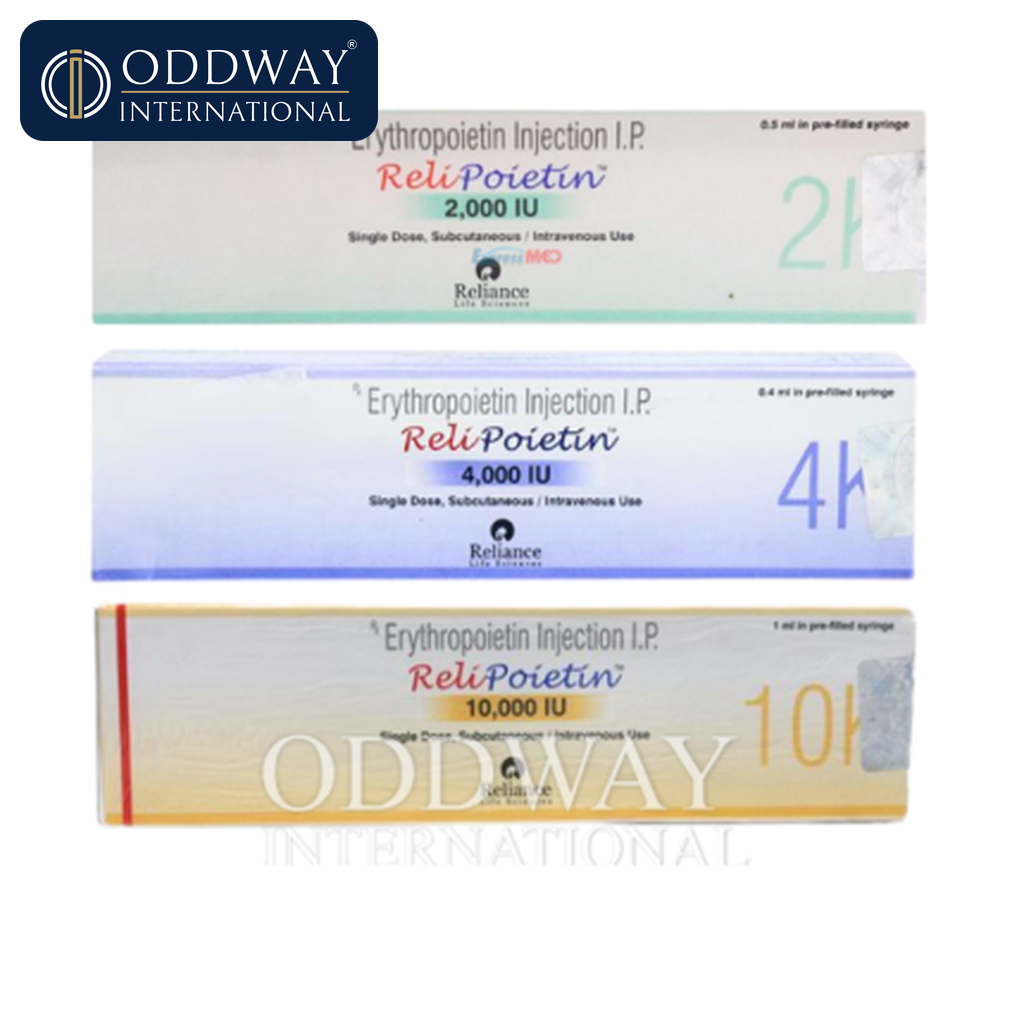 ReliPoietin 4000 IU Injection for wholesale and export supply