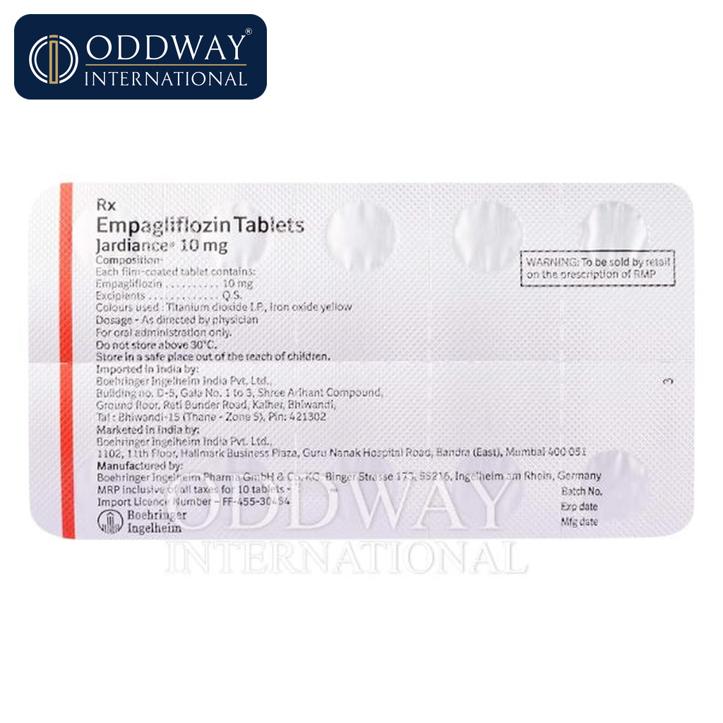 Jardiance 10 mg Tablets Named Patient Supply support for eligible requests