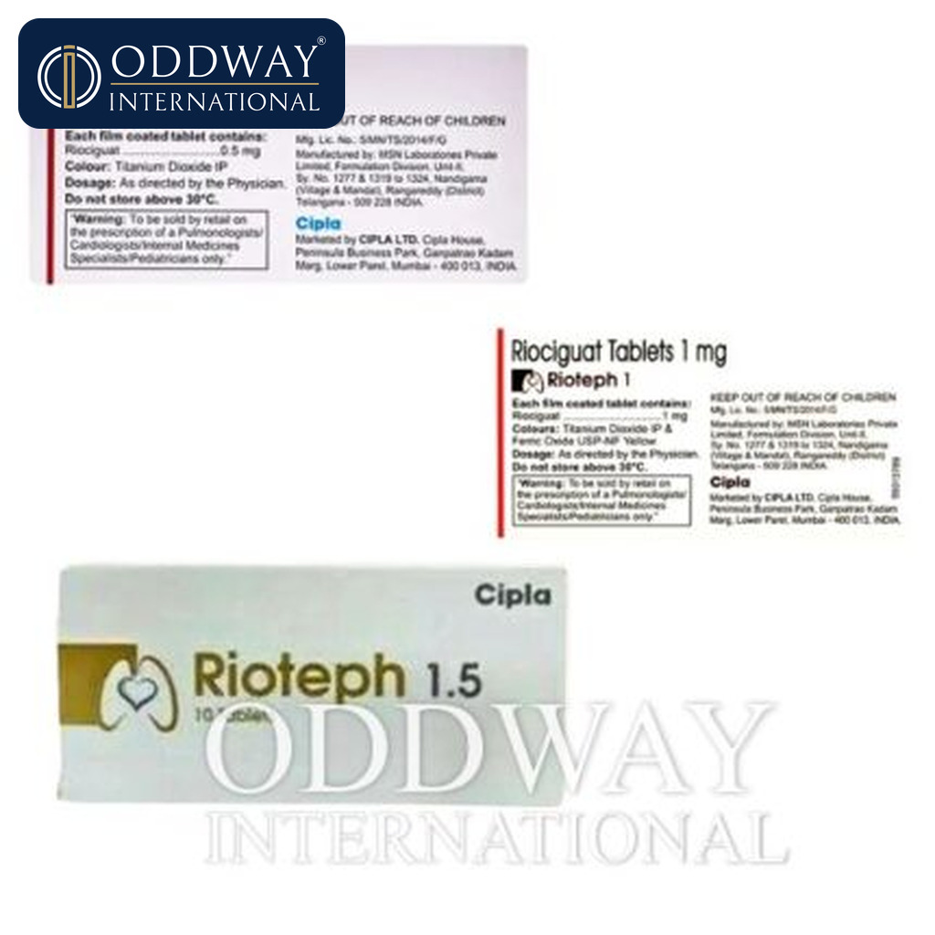 Riociguat 1 mg Tablet wholesale supply for international buyers