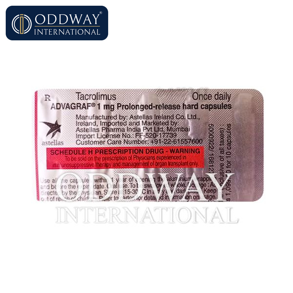 Bulk Advagraf 1 mg Capsule procurement for pharmaceutical distributors