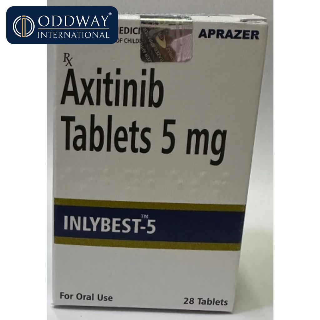 Axitinib 1 mg tablets for export and hospital procurement