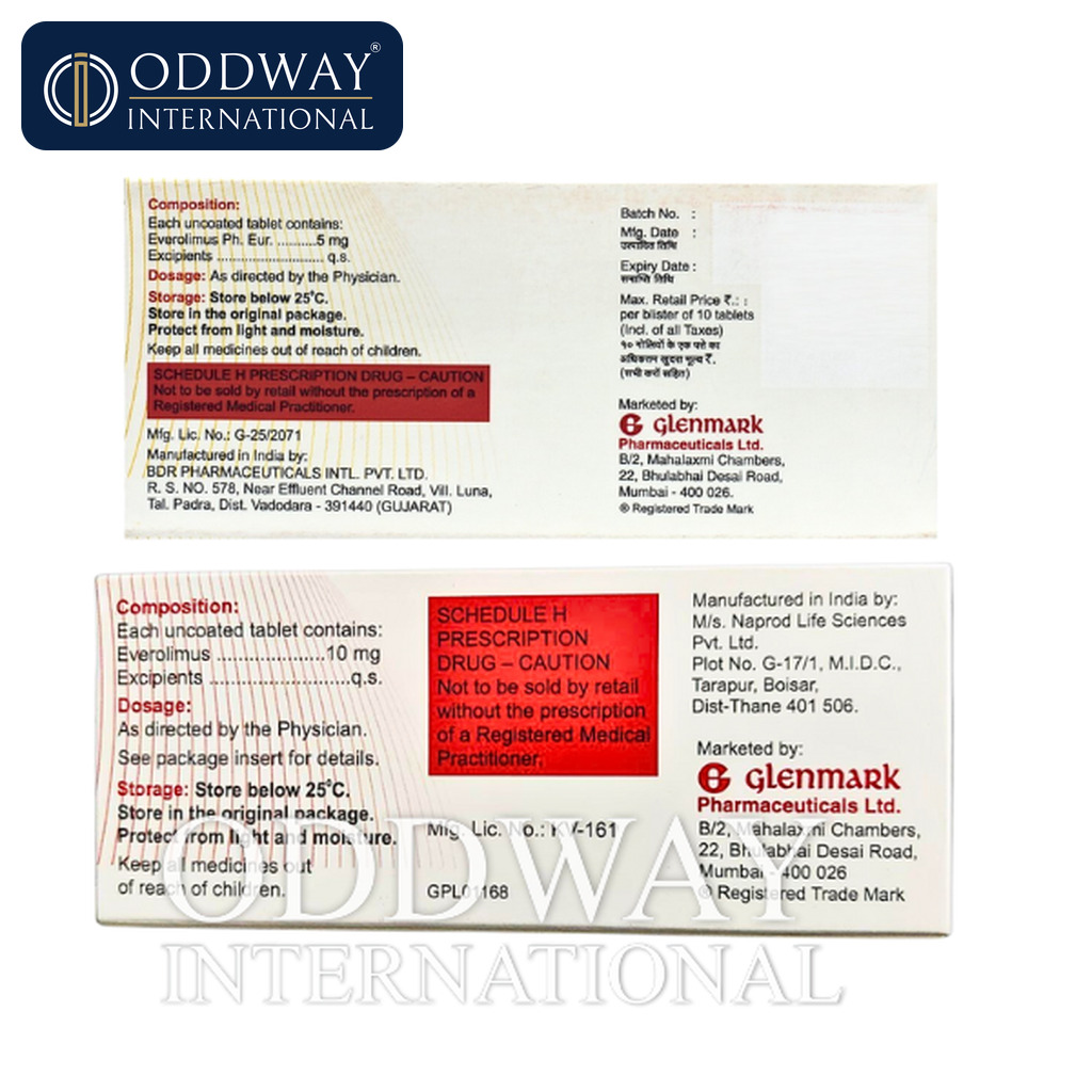 Everolimus generic tablets export-ready supply with documentation support