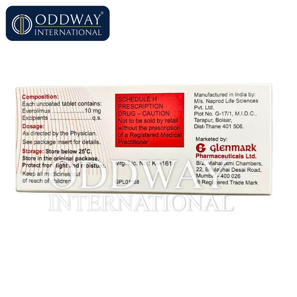 Evermil 10 mg by Glenmark export supply from India