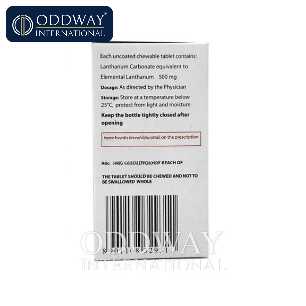 Bulk Lanthanum carbonate chewable tablets procurement for institutions