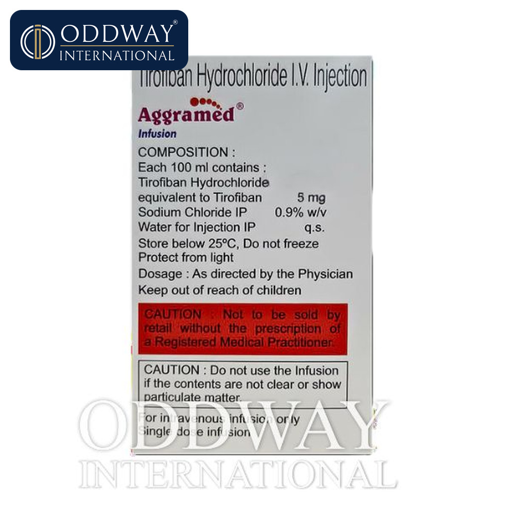 Bulk Tirofiban Injection Aggramed inj supply for hospitals and importers