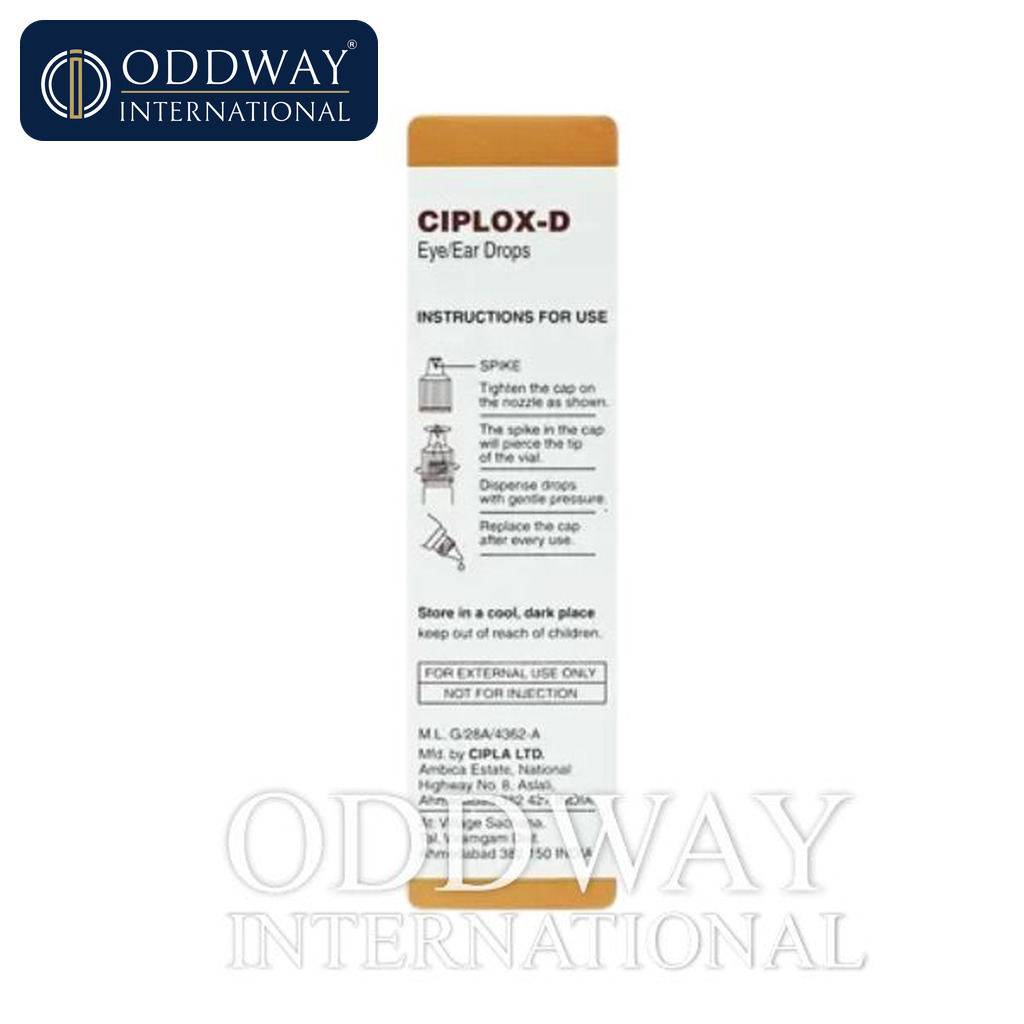 Ciprofloxacin and Dexamethasone ear drops exporter with international documentation support