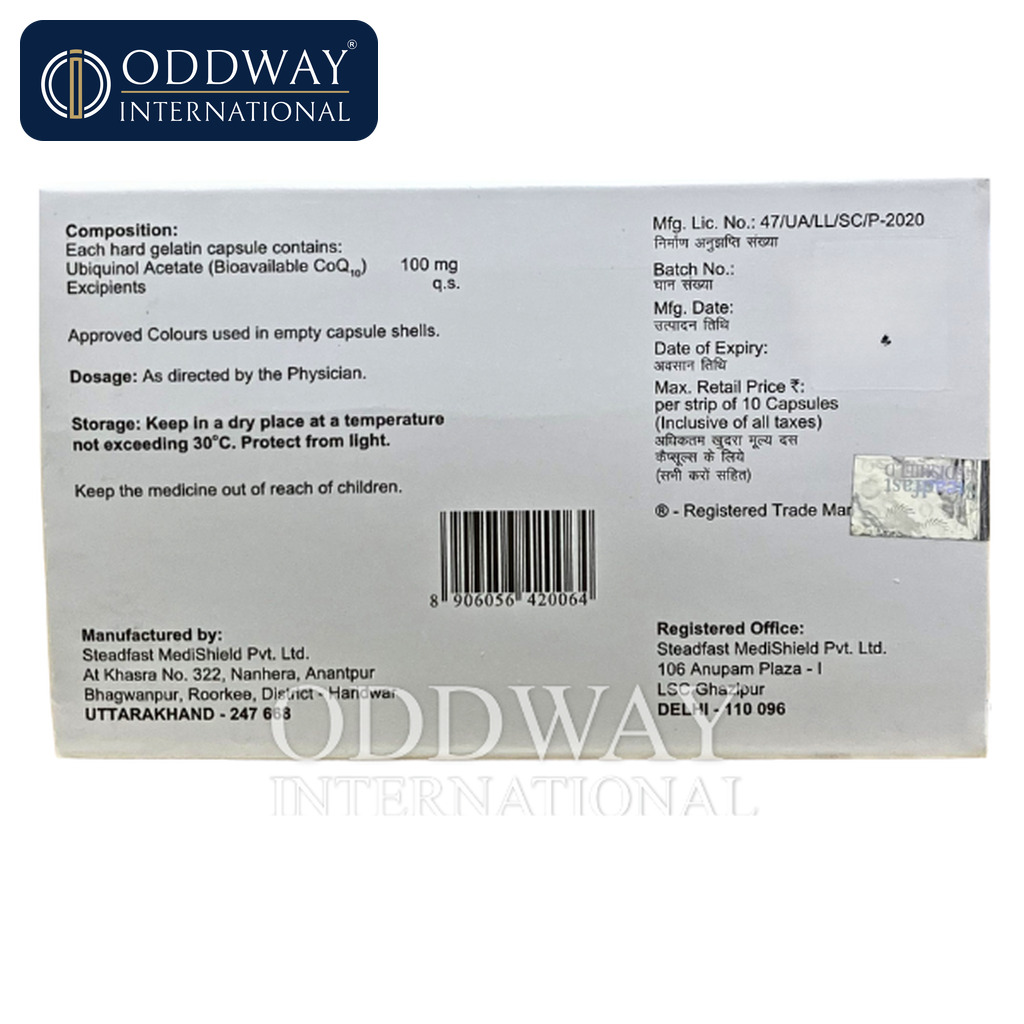 Ubidecarenone capsule exporter with COA and shipping documents