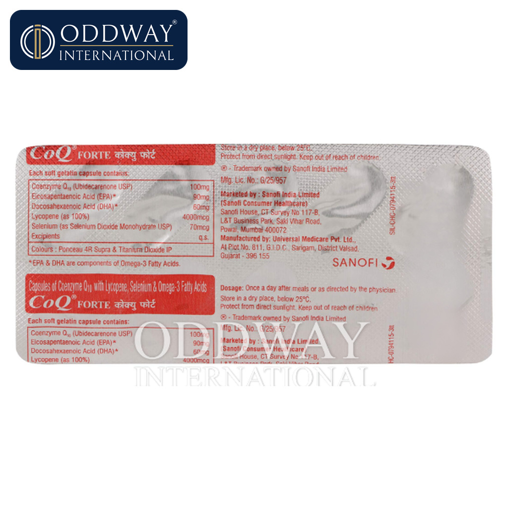 Bulk purchase COQ Forte Capsule for distributors and hospitals
