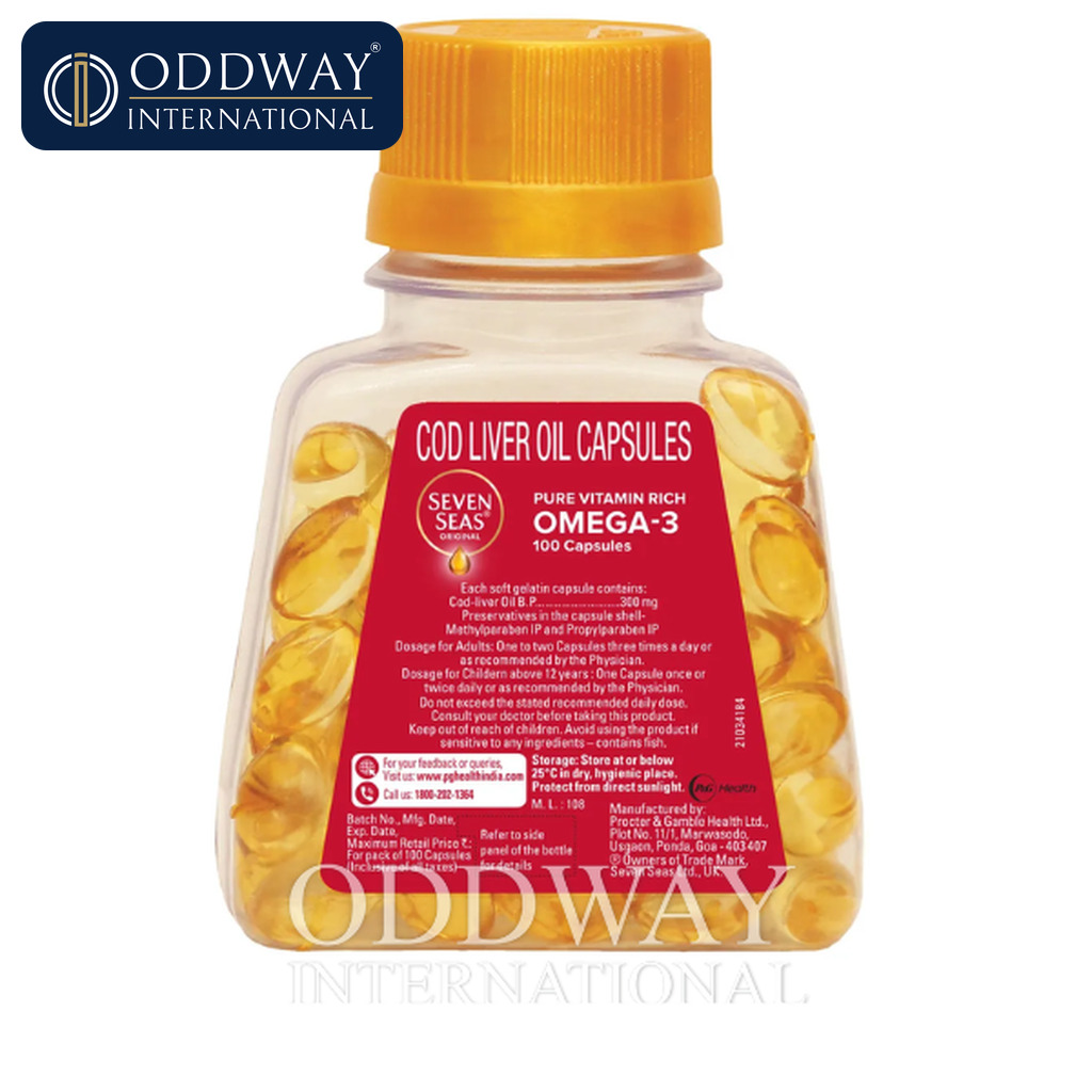 Cod liver oil softgel capsules for bulk purchase programs
