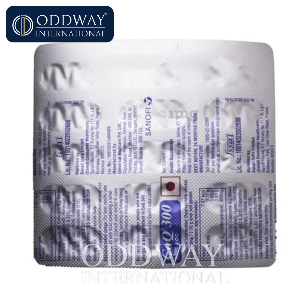 Coenzyme Q10 300mg exporter for regulated and semi-regulated markets