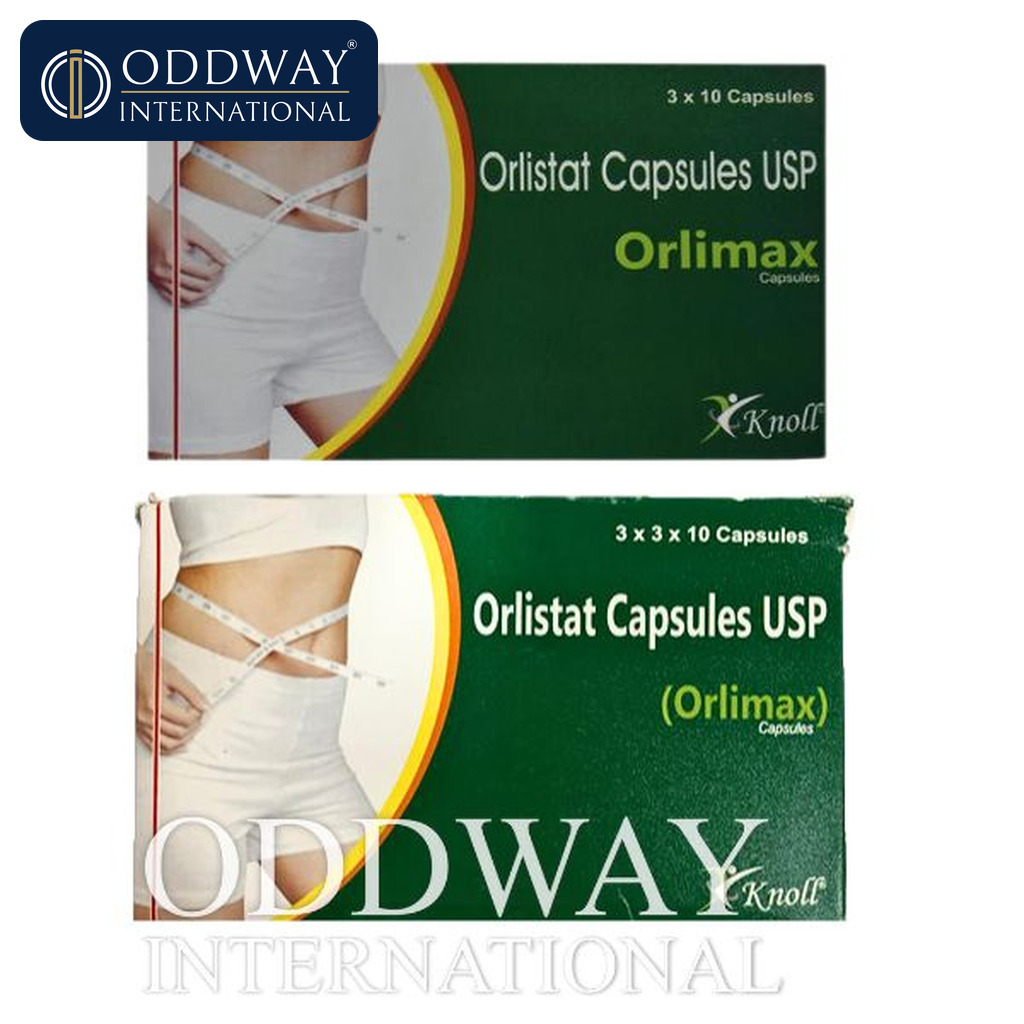 Orlistat tablets product image for dosage form reference.