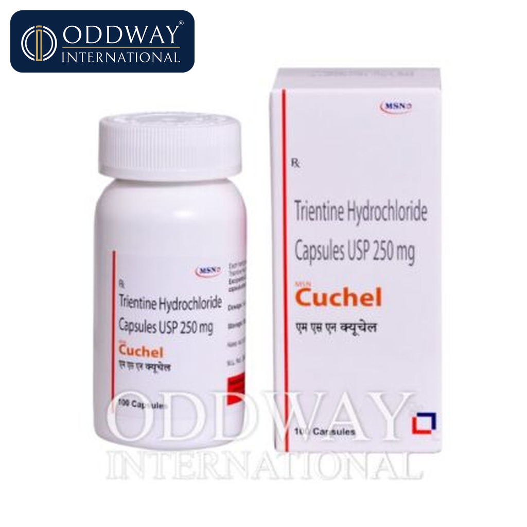 Trientine 250 mg capsule wholesale supply for pharmaceutical importers